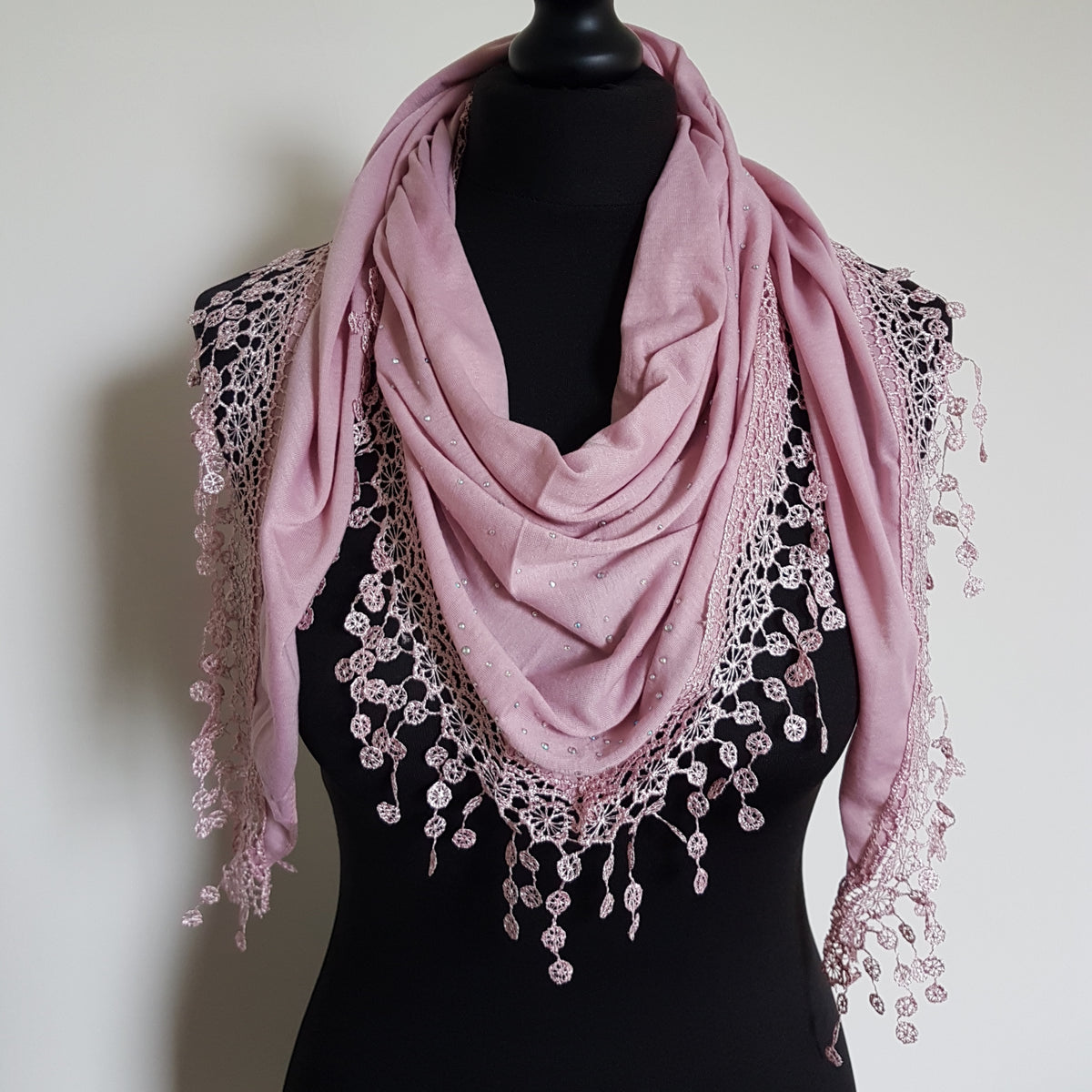 Pink Triangle Scarf
