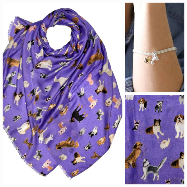 Doggy Scarf & Bracelet Set