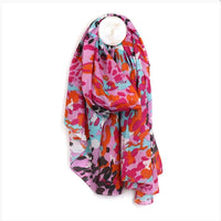 Pink & Red Camo Organic Cotton Scarf