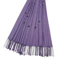 Lavender Bee Tassel Scarf