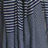 Navy Blue & White Stripe Coastal Scarf